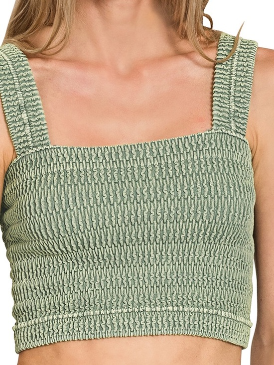 The “ Love Poem Cropped “ Bralette Crop Tank | Various Colors - Picture 4 of 8